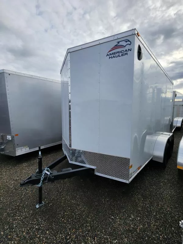 2026 7X12 Arrow Deluxe American Hauler Enclosed Cargo Trailer