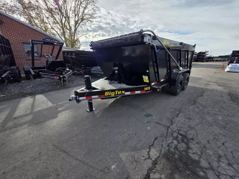 2026 Big Tex Trailers 7X14 TD 15.4K Telescopic HD X-Series 4' Side Dump Trailer