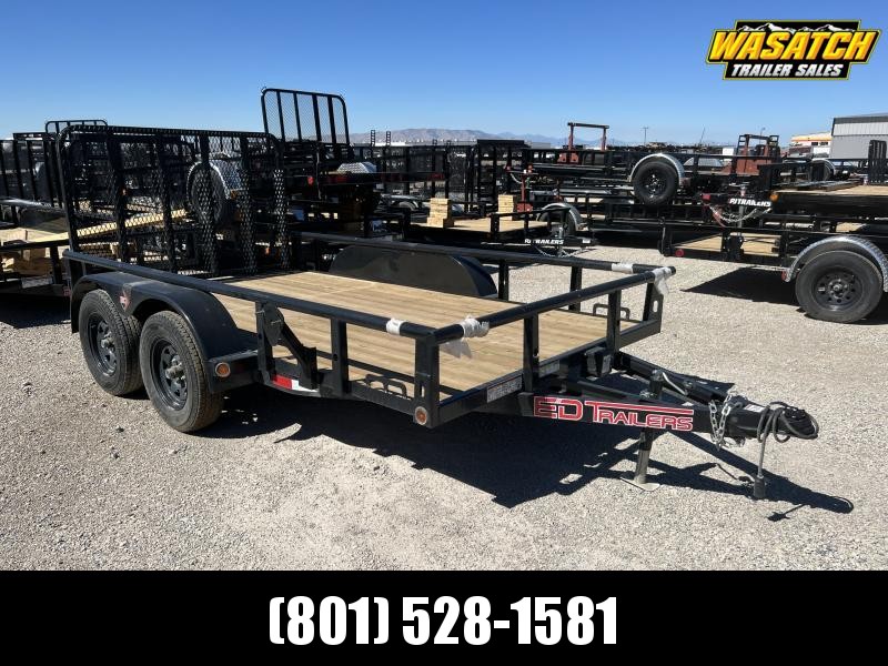 ED Trailer Mfg 77x12 4" Channel Utility Trailer ED Trailer Mfg 77x12 4" Channel Utility Trailer