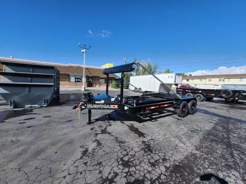 2026 RawMaxx 7X16 RDX 14K Roll Off Dump Trailer
