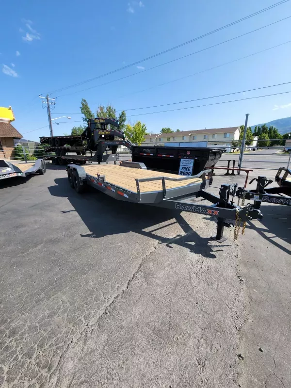 2026 RawMaxx 7X24 ECX Car Hauler Equipment Trailer