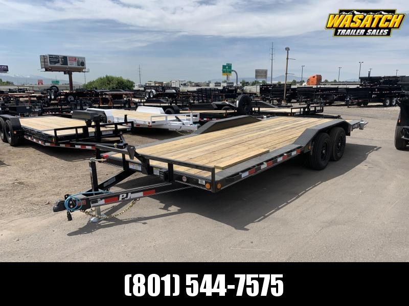 PJ 20' - Channel Buggy Hauler (B5) Flatbed Trailer PJ 20' - Channel Buggy Hauler (B5) Flatbed Trailer
