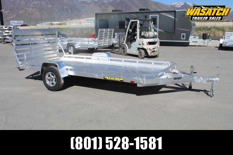 Aluma 7814ST Aluminum Utility Trailer Wasatch Trailer Sales Layton & Springville Utah