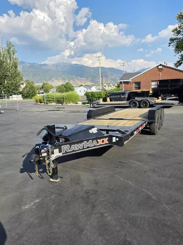 2026 RawMaxx 24' G7X Triple Gravity Tilt Flatbed Trailer