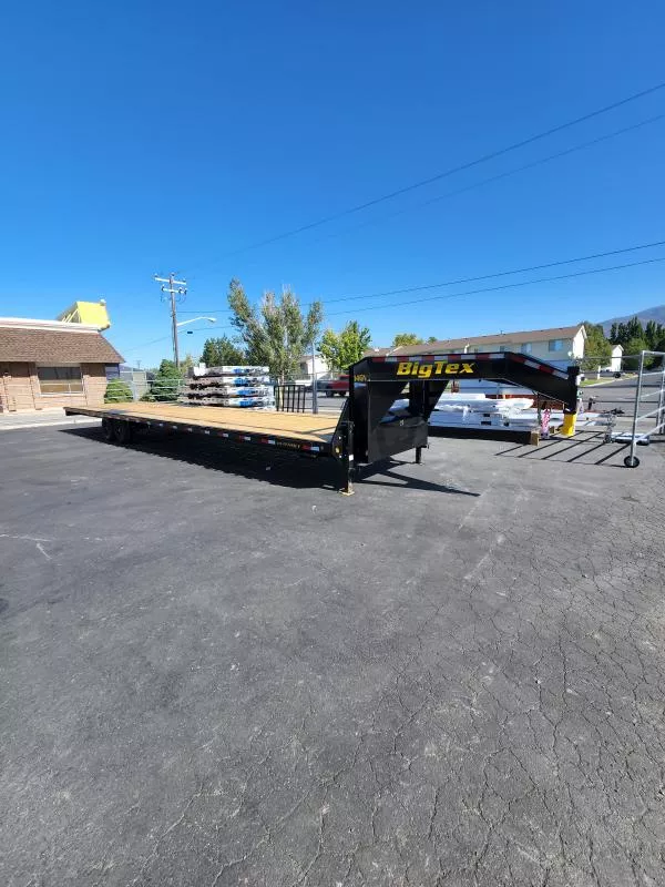 2026 Big Tex Trailers 40 GN with Singles 15.9K WHD Flatbed Trailer