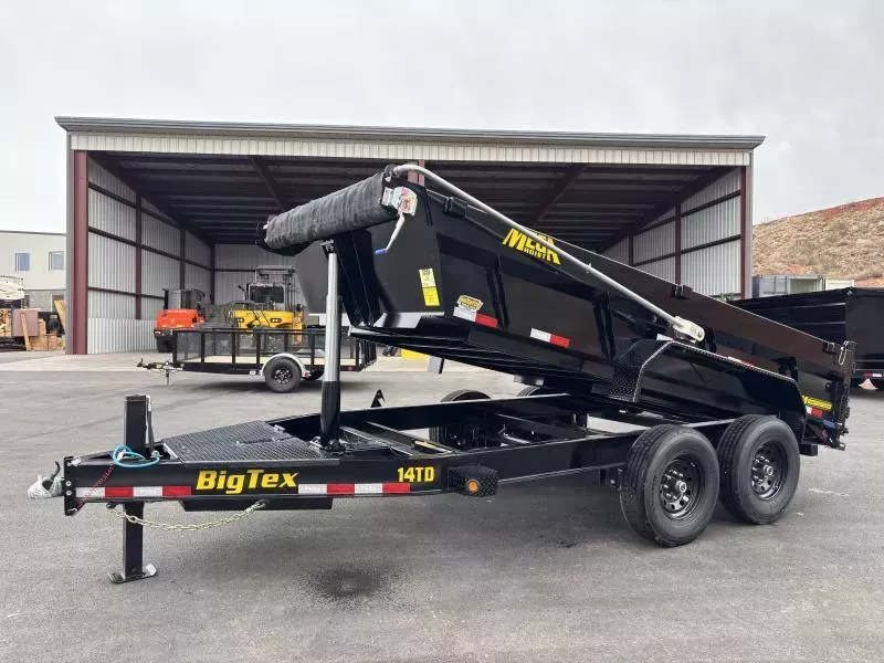 Big Tex Trailers 7X14 15.4K 14TD HEAVY DUTY TELESCOPIC Dump Trailer