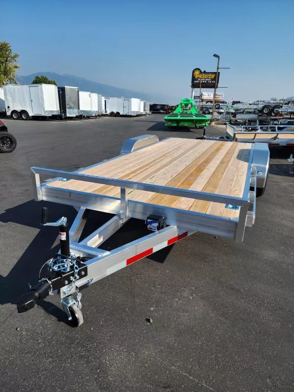 2025 Baughman Products 7X18 CHLD 7K Car Hauler Flatbed Trailer