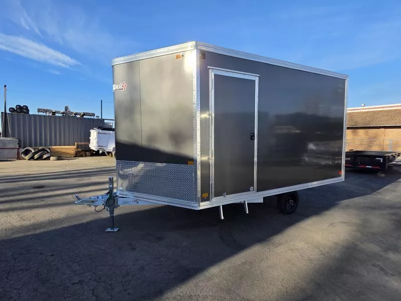 2026 ALCOM 101X12 Hybrid 3.0 with Track Mats Enclosed Snowmobile Trailer