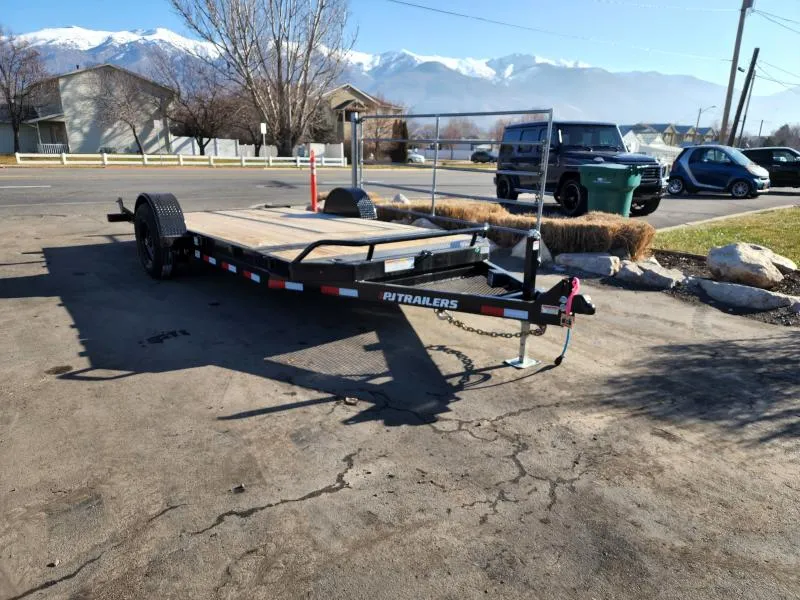 2026 PJ Trailers 16' T1 HD Tilt 7K Equipment Flatbed Trailer