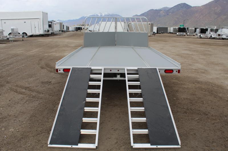 Aluma 8612DH Aluminum Snowmobile Trailer Wasatch Trailer Sales