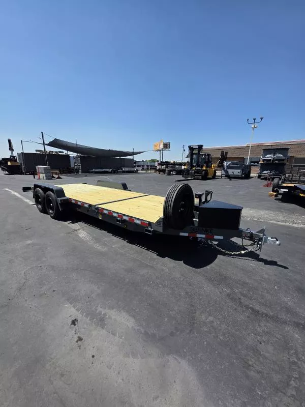 2026 Behnke 22' Tandem Tilt  16K Flatbed Equipment Trailer