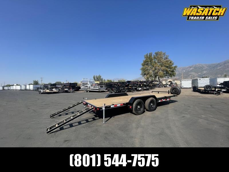 PJ - CE - 7x20 - Tandem 5.2k - 5" Channel - Car Hauler / Equipment Trailer PJ - CE - 7x20 - Tandem 5.2k - 5" Channel - Car Hauler / Equipment Trailer