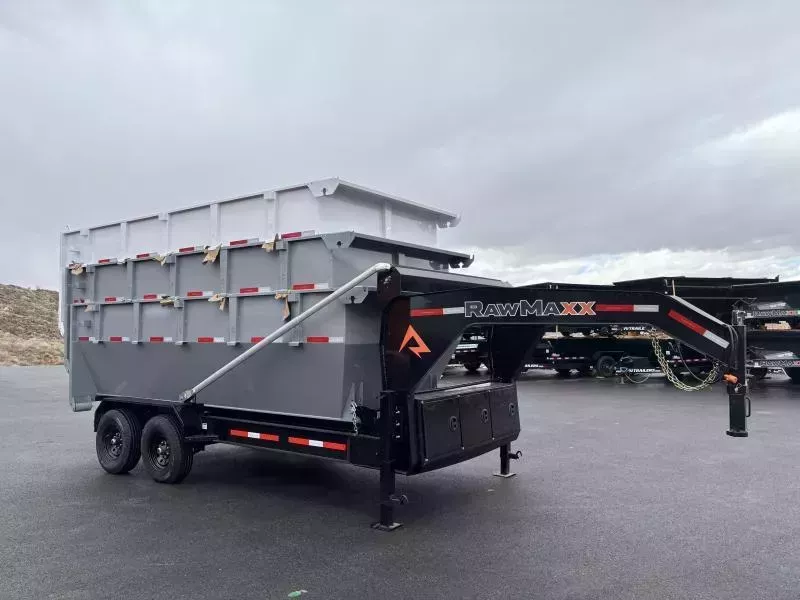  RawMaxx 7X16 RDX ROLL OFF BIN Dump Bin