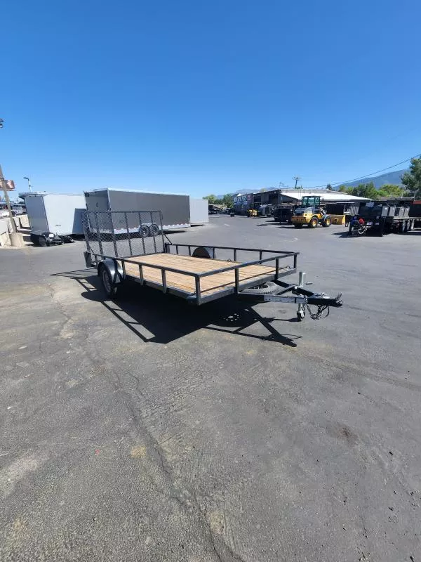 USED 2024 Echo 7X14 Voyager Utility Trailer