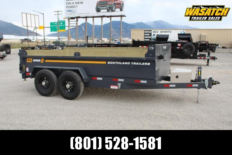 Southland Trailers 7x14 SL280HD HD Tube Dump Trailer Southland Trailers 7x14 SL280HD HD Tube Dump Trailer