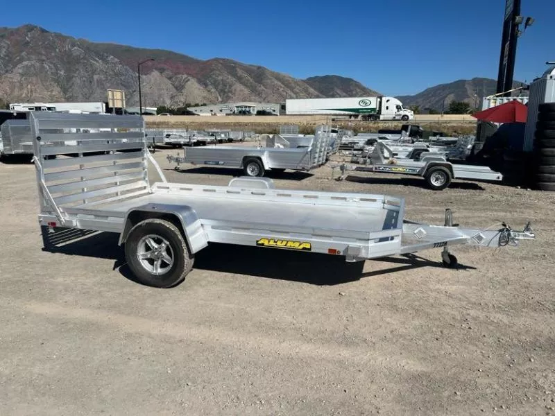 Aluma 7712H 6.5x12 Aluminum Utility Trailer