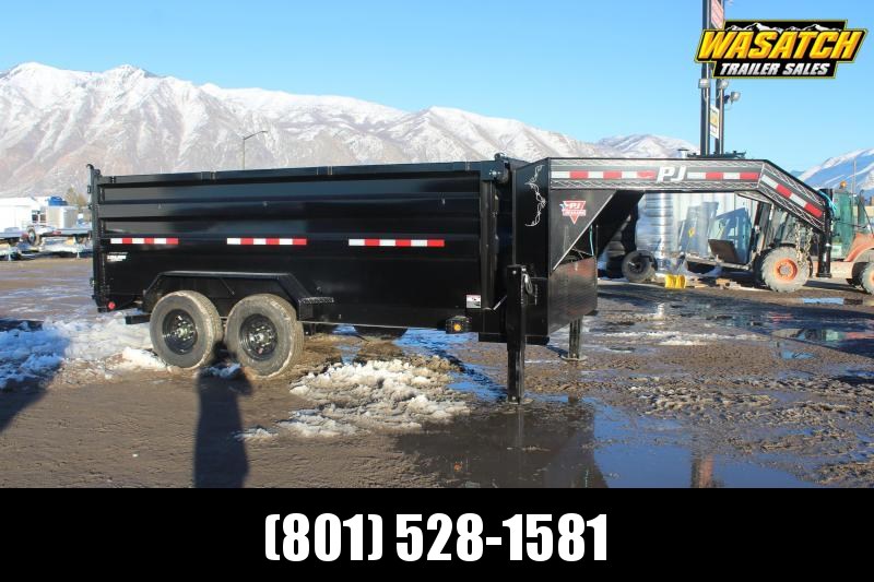 PJ Trailers 7x14 83" Low-Pro High Side (DM) Dump Trailer PJ Trailers 7x14 83" Low-Pro High Side (DM) Dump Trailer