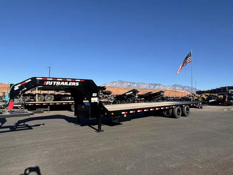 PJ Trailers 8.5X30 20K LD GN LOWPRO FLATDECK WITH DUALS Flatbed Trailer