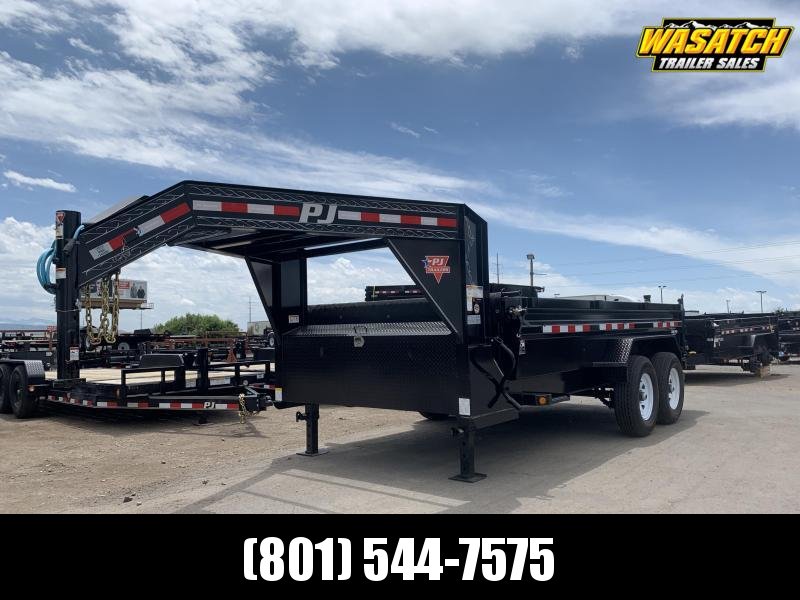 PJ 7x14 Gooseneck Low Pro Dump (DL) PJ 7x14 Gooseneck Low Pro Dump (DL)