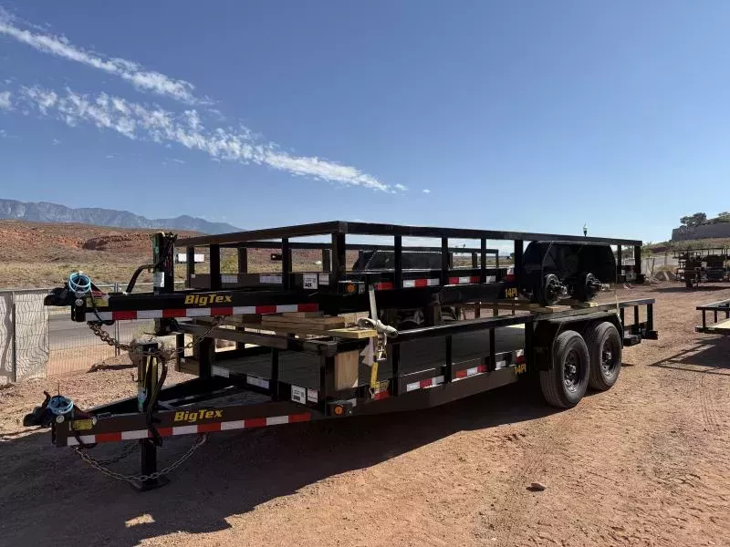 Big Tex Trailers 7X18 14K 14PI HEAVY Equipment Trailer