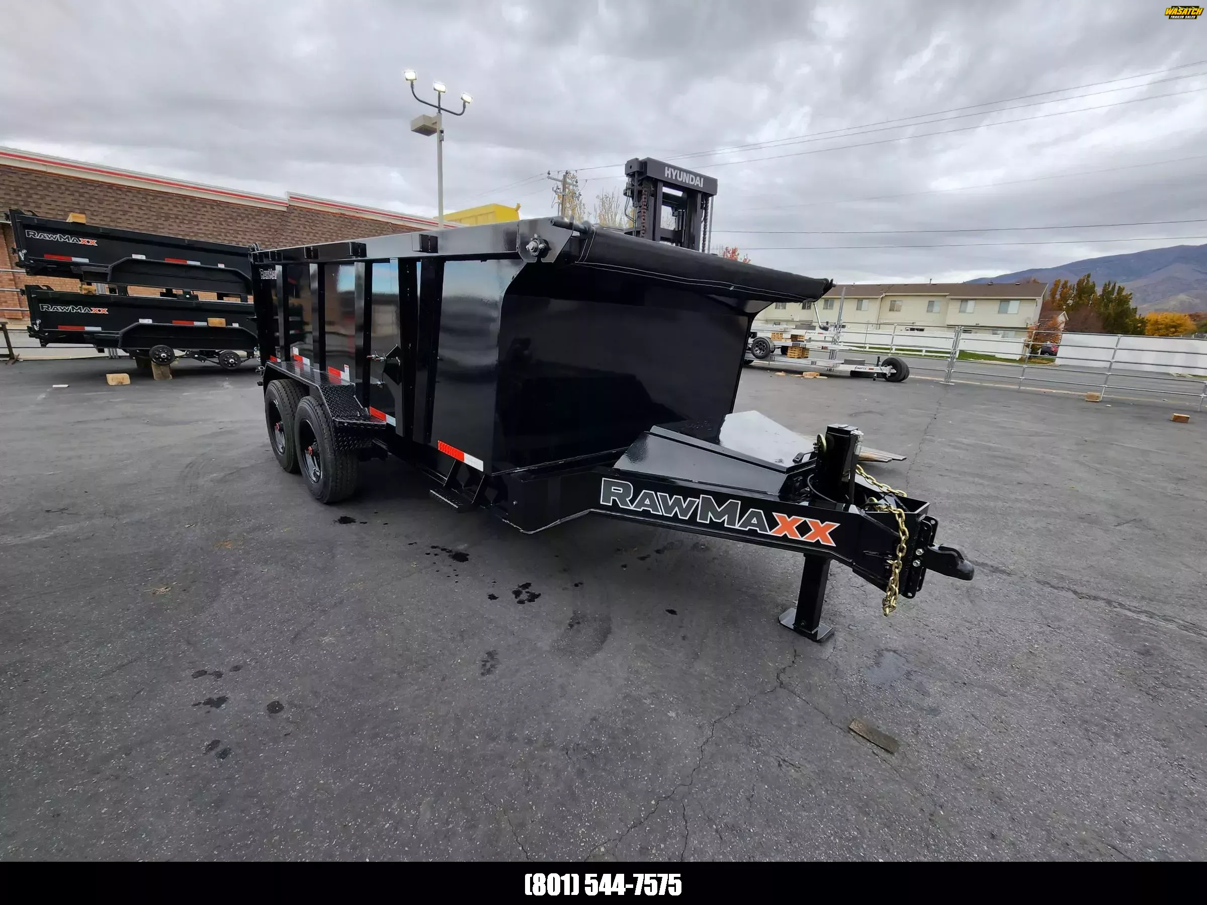 2026 RawMaxx 7X14 LTX 20K Dump Trailer | Wasatch Trailer Sales