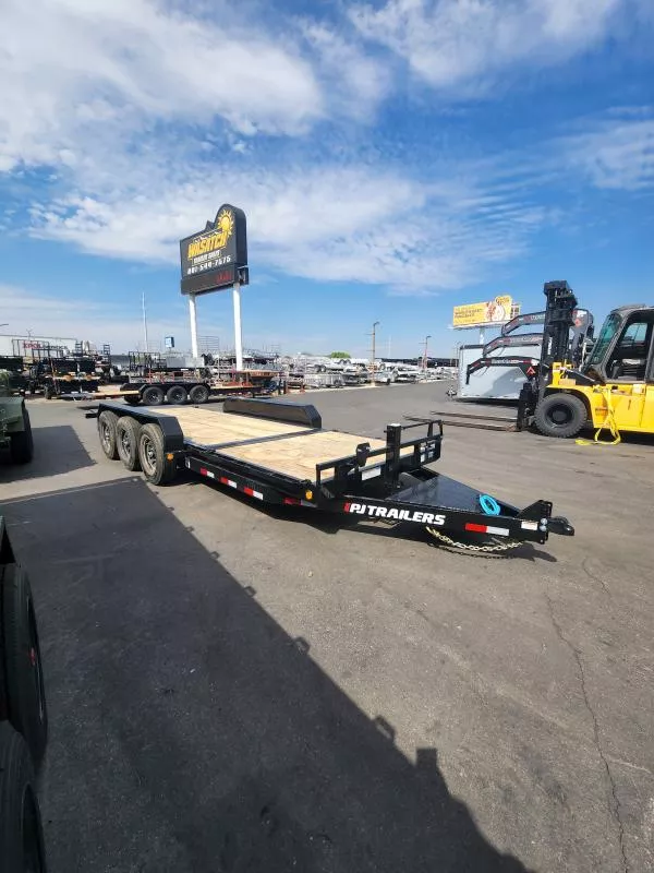 2026 PJ Trailers 24' T6 Triple 21K Flatbed Tilt Deck Trailer