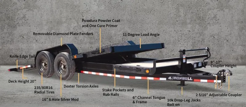 new Car Haulers / Racing Trailers Iron Bull  for sale, in Kosciusko, MS Thumbnail 2