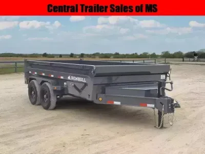 2025 Iron Bull 83" x 14’ TA 14K Dump Trailer