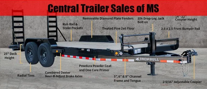 new Equipment / Flatbed Trailers Iron Bull  for sale, in Kosciusko, MS Thumbnail 3