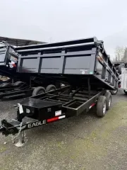 2026 Eagle Trailers DUMP 8.6X12' 10K DECKOVER DROP DOWN SIDES  