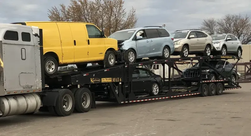 used Car Haulers / Racing Trailers Kaufman Trailers  for sale, in North Lima, OH Thumbnail 2