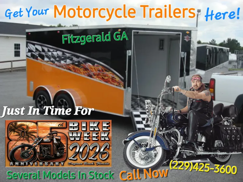2026 Steel Pines Cargo SPC Xtreme Motorcycle PRO Series Motorcycle Trailer