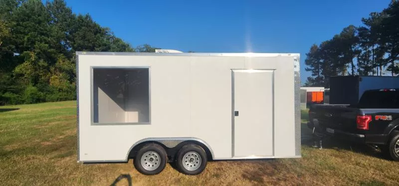 2026 Steel Pines Cargo 2026 Steel Pines Cargo Mobile "Job Site'" Office Trailer 8.5x16 Specialty Trailer