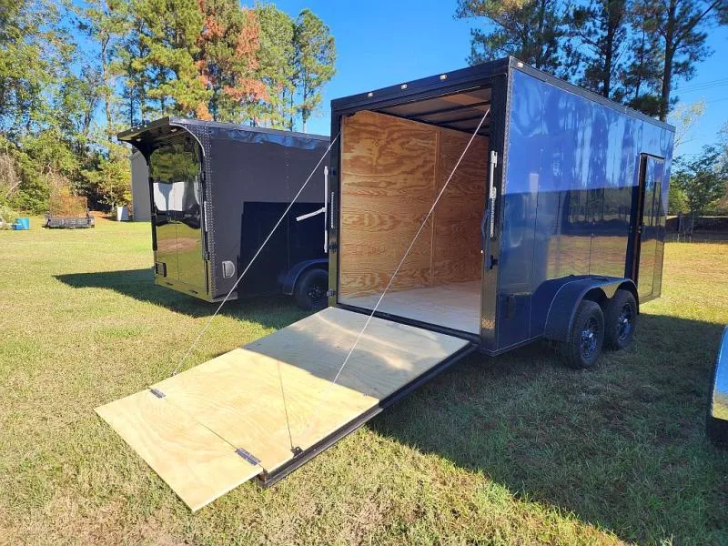 2025 Steel Pines Cargo SPC 7X14TA2 All Purpose Enclosed Cargo Trailer Blue Color Cargo / Enclosed Trailer