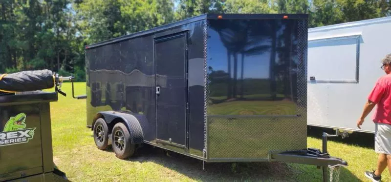 2024 Steel Pines Cargo SPC7X14MOT Motorcycle Trailer Customized Ready 2 Go!