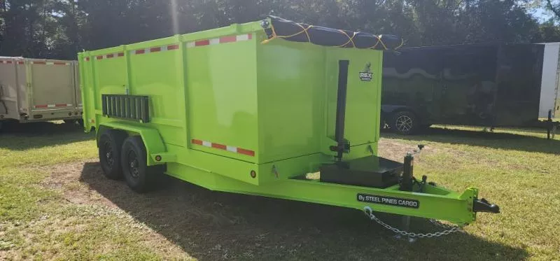 2026 REX Heavy Duty 7X16 Dump Trailer w/ 48" Sides