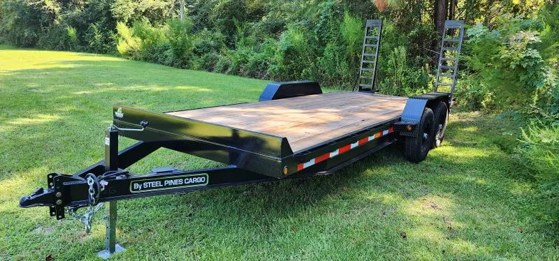 2025 Steel Pines Cargo REX7X20 Equipment Hauler DLX Equipment Trailer
