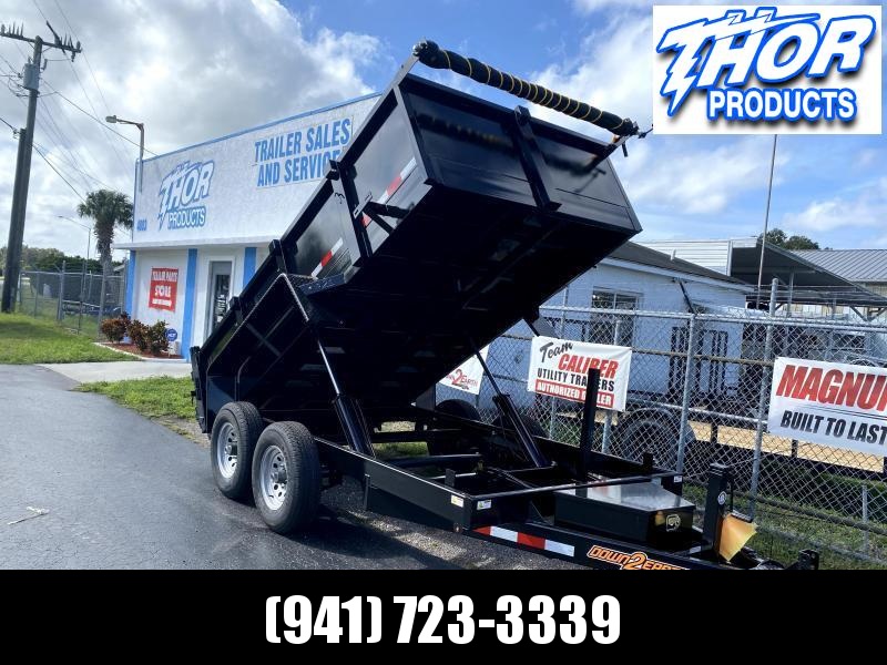 IN STOCK! 6x12 TA 10K Dump Trailer with Ramps and Tarp Included IN STOCK! 6x12 TA 10K Dump Trailer with Ramps and Tarp Included