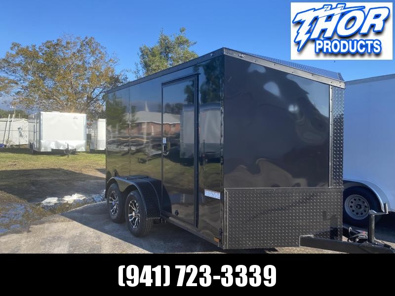 IN STOCK! 7X12 TA Trailer SLANT V BLACK WITH TONS OF OPTIONS! IN STOCK! 7X12 TA Trailer SLANT V BLACK WITH TONS OF OPTIONS!