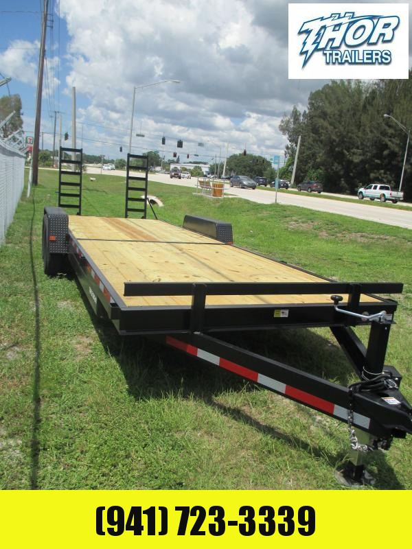 IN STOCK! 7 x 24 Equipment Trailer 14K w/Ramps with Spare Tire mount IN STOCK! 7 x 24 Equipment Trailer 14K w/Ramps with Spare Tire mount