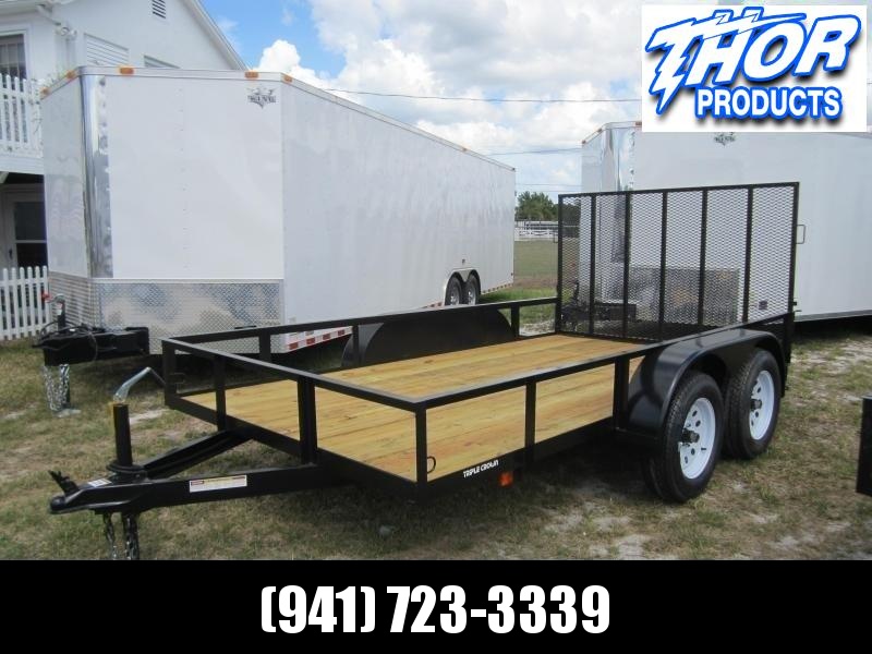 IN STOCK! 6'4" X 12' TA Utility Trailer w/1 axle brake and ramp LED Lights IN STOCK! 6'4" X 12' TA Utility Trailer w/1 axle brake and ramp LED Lights