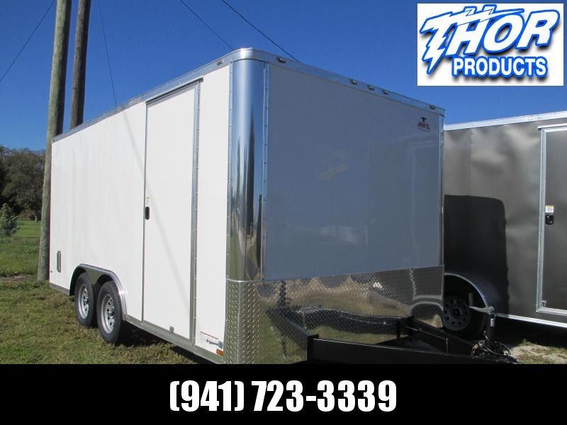 NEW 8.5 X 16 TA Enclosed Trailer w/Ramp Radial Tires Roof vent and sidewall vents NEW 8.5 X 16 TA Enclosed Trailer w/Ramp Radial Tires Roof vent and sidewall vents