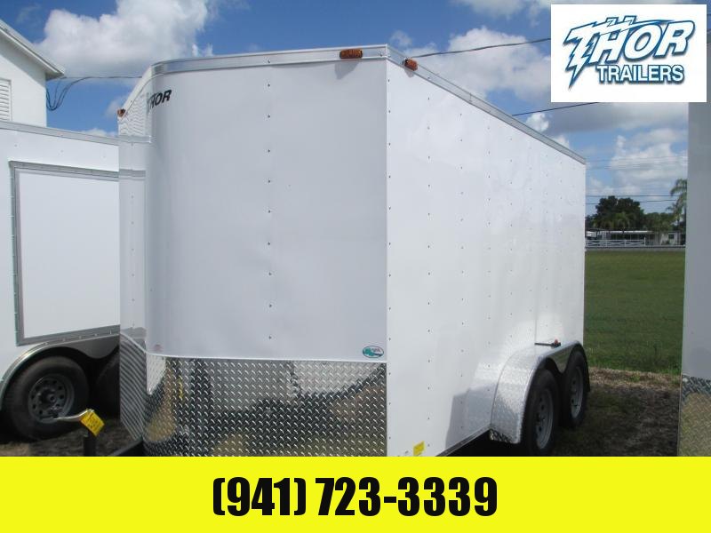 IN STOCK! 7X14 TA Trailer V-nose w/Ramp - .WHITE IN STOCK! 7X14 TA Trailer V-nose w/Ramp - .WHITE