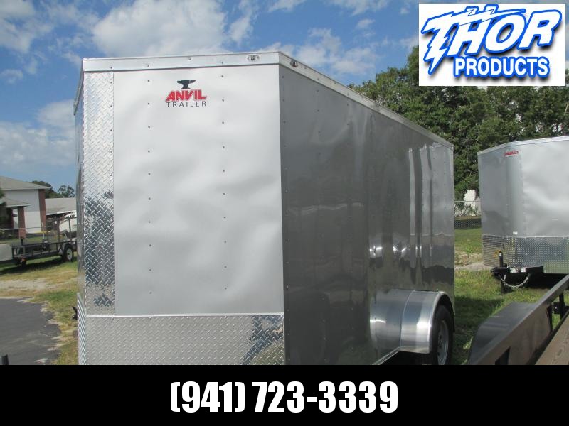 NEW 6 x 10 SA Trailer w/Ramp door Side Door SILVER NEW 6 x 10 SA Trailer w/Ramp door Side Door SILVER
