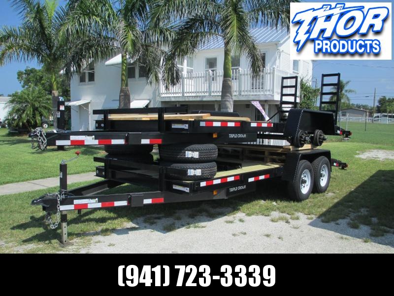 NEW 7x20 14K Equipment Trailer * LEDs * 7K drop leg jack NEW 7x20 14K Equipment Trailer * LEDs * 7K drop leg jack