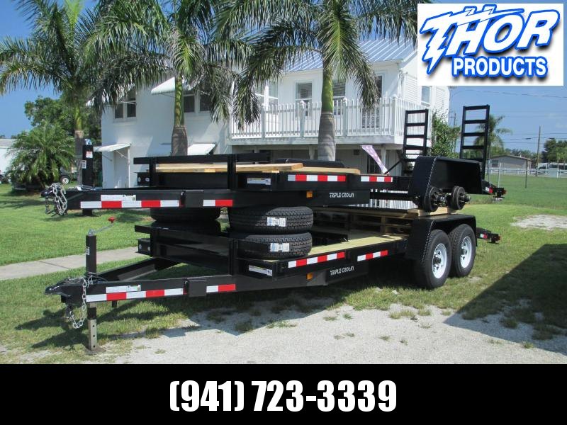 NEW 7x20 14K Equipment Trailer * LEDs * 7K drop leg jack NEW 7x20 14K Equipment Trailer * LEDs * 7K drop leg jack