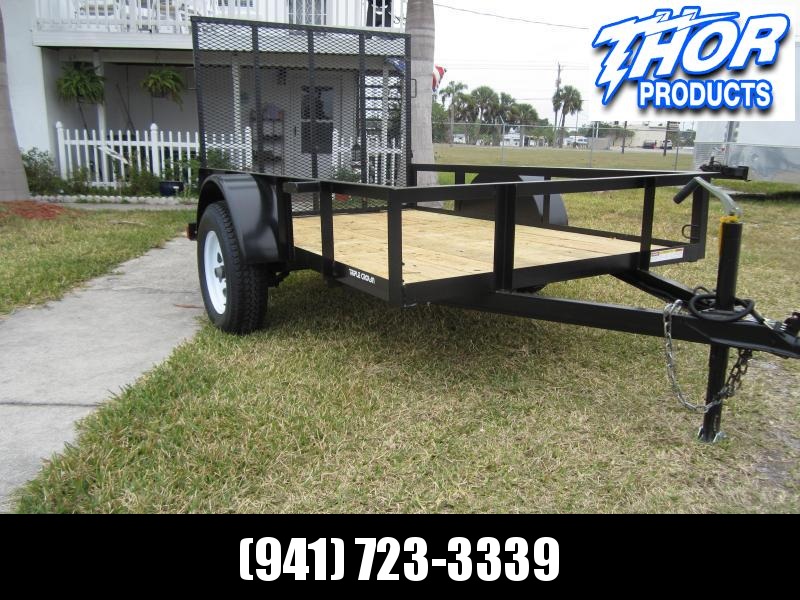 NEW 5 x 10 SA Utility Trailer w/ramp W/5200# AXLE BRAKES & LED LIGHTS!! NEW 5 x 10 SA Utility Trailer w/ramp W/5200# AXLE BRAKES & LED LIGHTS!!