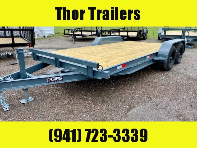 IN STOCK! 7X 18FT 7K Car Hauler Trailer with 5' slide-in Ramps IN STOCK! 7X 18FT 7K Car Hauler Trailer with 5' slide-in Ramps