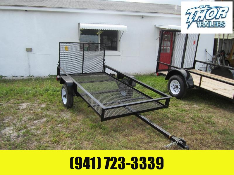 NEW 4x8 SA ECONO Utility Trailer Mesh Floor 12" Tires & Rims NEW 4x8 SA ECONO Utility Trailer Mesh Floor 12" Tires & Rims