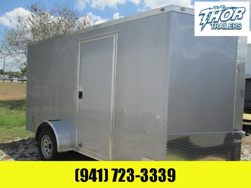 IN STOCK! 6 x 10 SA Trailer w/Ramp Door - SILVER Side door and Ramp door IN STOCK! 6 x 10 SA Trailer w/Ramp Door - SILVER Side door and Ramp door
